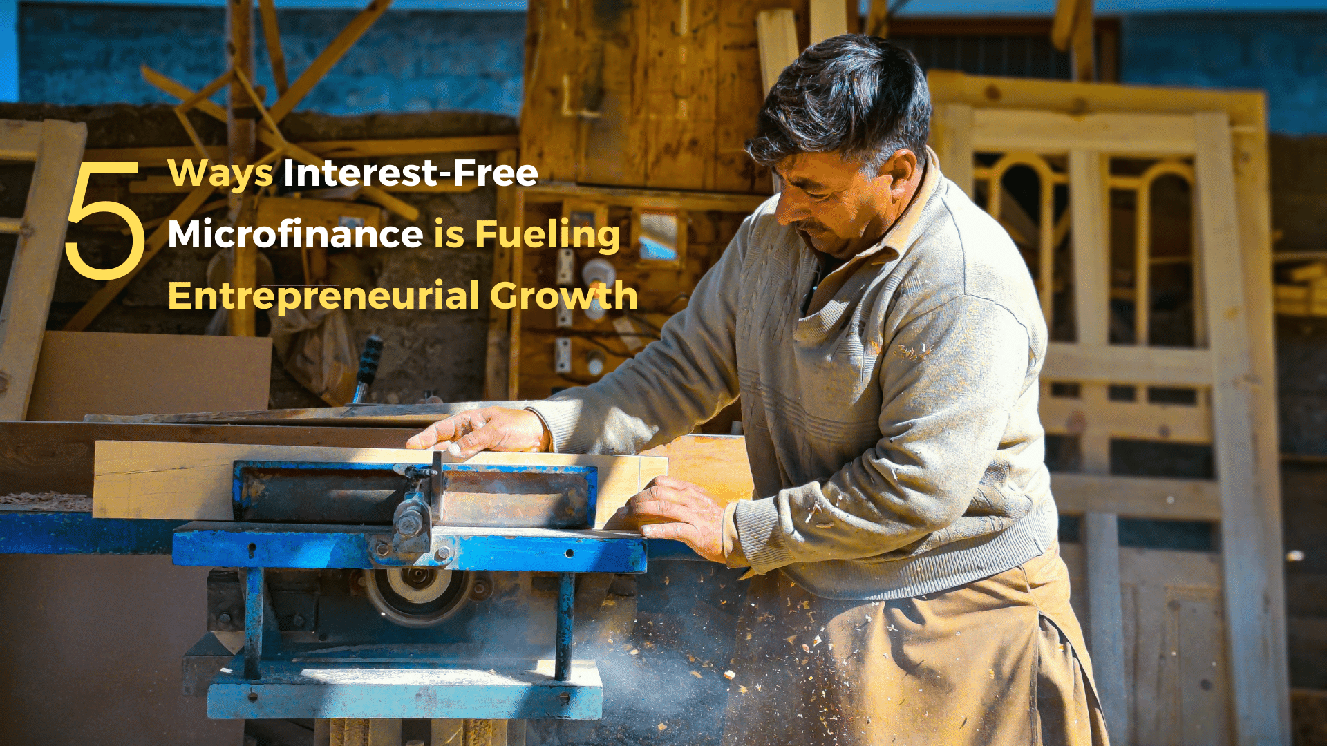 interest-free microfinance helping men and women start micro-business